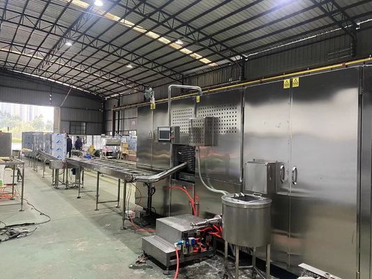 좋은 가격 기계 자리  작동을 만드는 4.5 kw 3800 pcs/H 와플콘 온라인으로