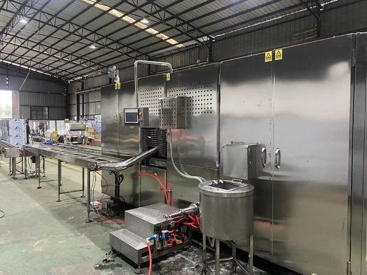 2.25KW 12000pcs/H wafer Cone Making Machine PLC Controlled